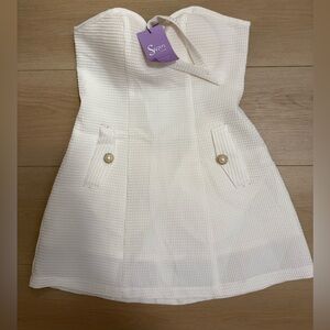 Kids White Dress